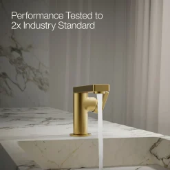 Single-handle bathroom sink faucet with Lever handle, 1.2 gpm^Kohler Hot