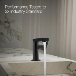 Single-handle bathroom sink faucet with Lever handle, 1.2 gpm^Kohler Hot
