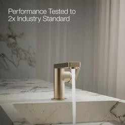 Single-handle bathroom sink faucet with Lever handle, 1.2 gpm^Kohler Hot