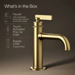 Single-handle bathroom sink faucet, 1.2 gpm^Kohler