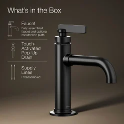 Single-handle bathroom sink faucet, 1.2 gpm^Kohler