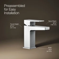 Single-handle bathroom sink faucet, 1.2 gpm^Kohler Best