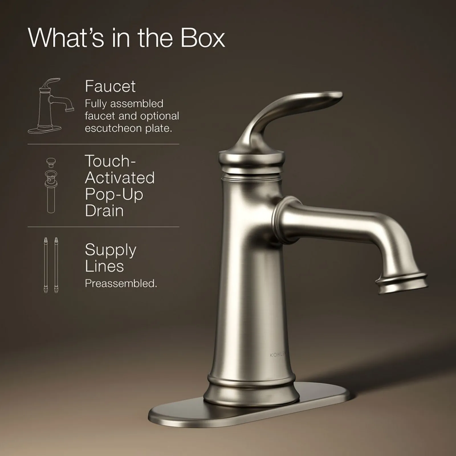 Single-handle bathroom sink faucet, 1.2 gpm^Kohler Clearance