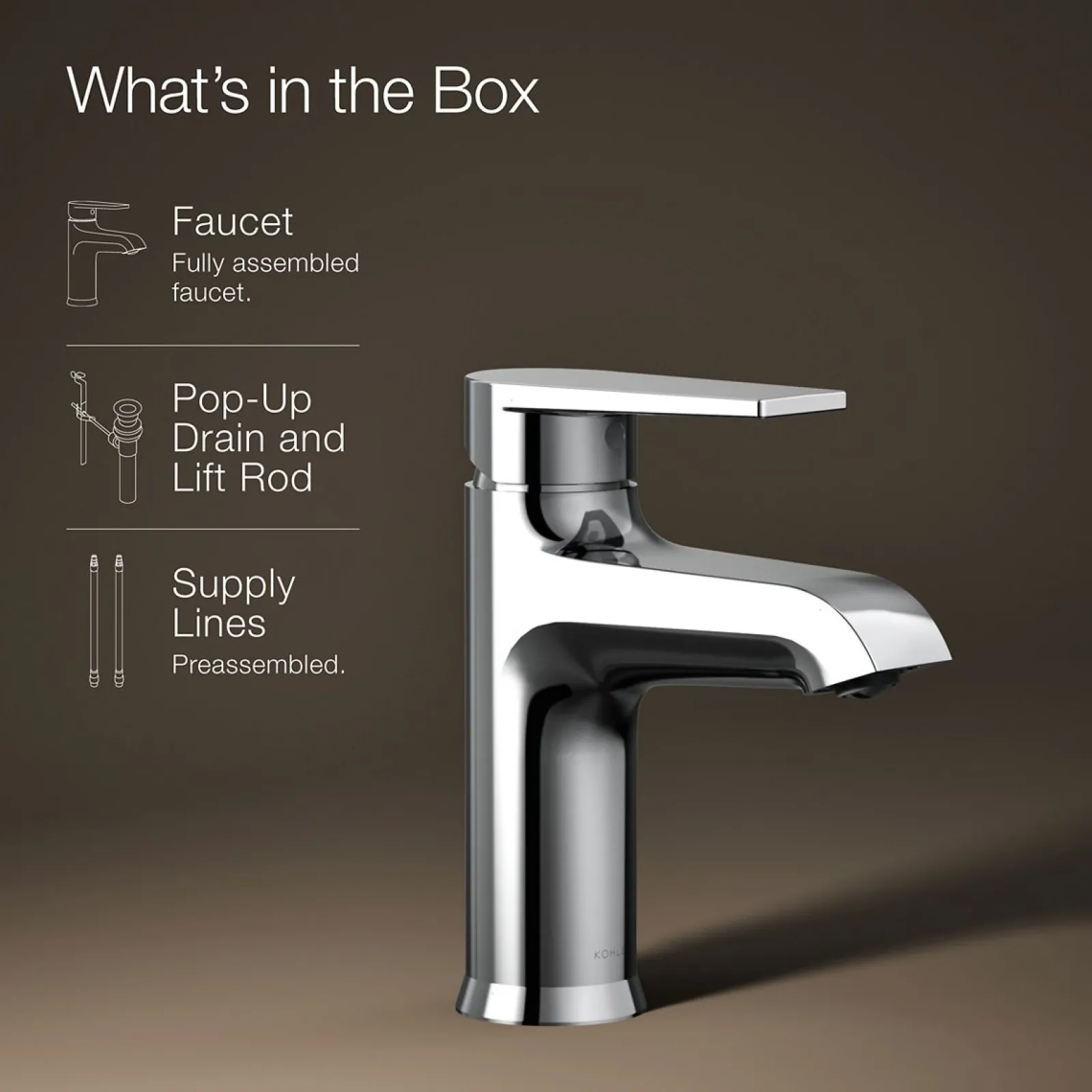 Single-handle bathroom sink faucet, 1.2 gpm^Kohler Sale