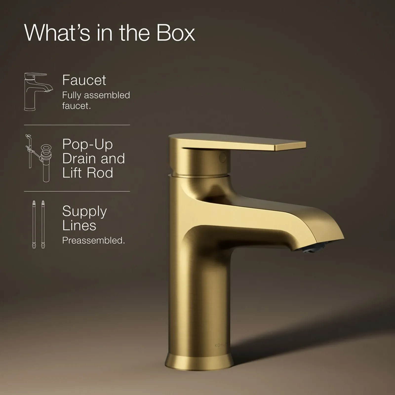 Single-handle bathroom sink faucet, 1.2 gpm^Kohler Sale
