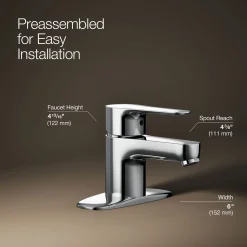 Single-handle bathroom sink faucet, 1.2 gpm^Kohler Outlet