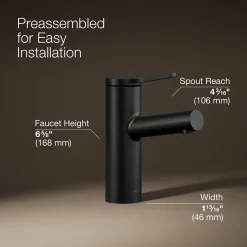 Single-handle bathroom sink faucet, 1.2 gpm^Kohler Best