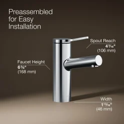 Single-handle bathroom sink faucet, 1.2 gpm^Kohler Best