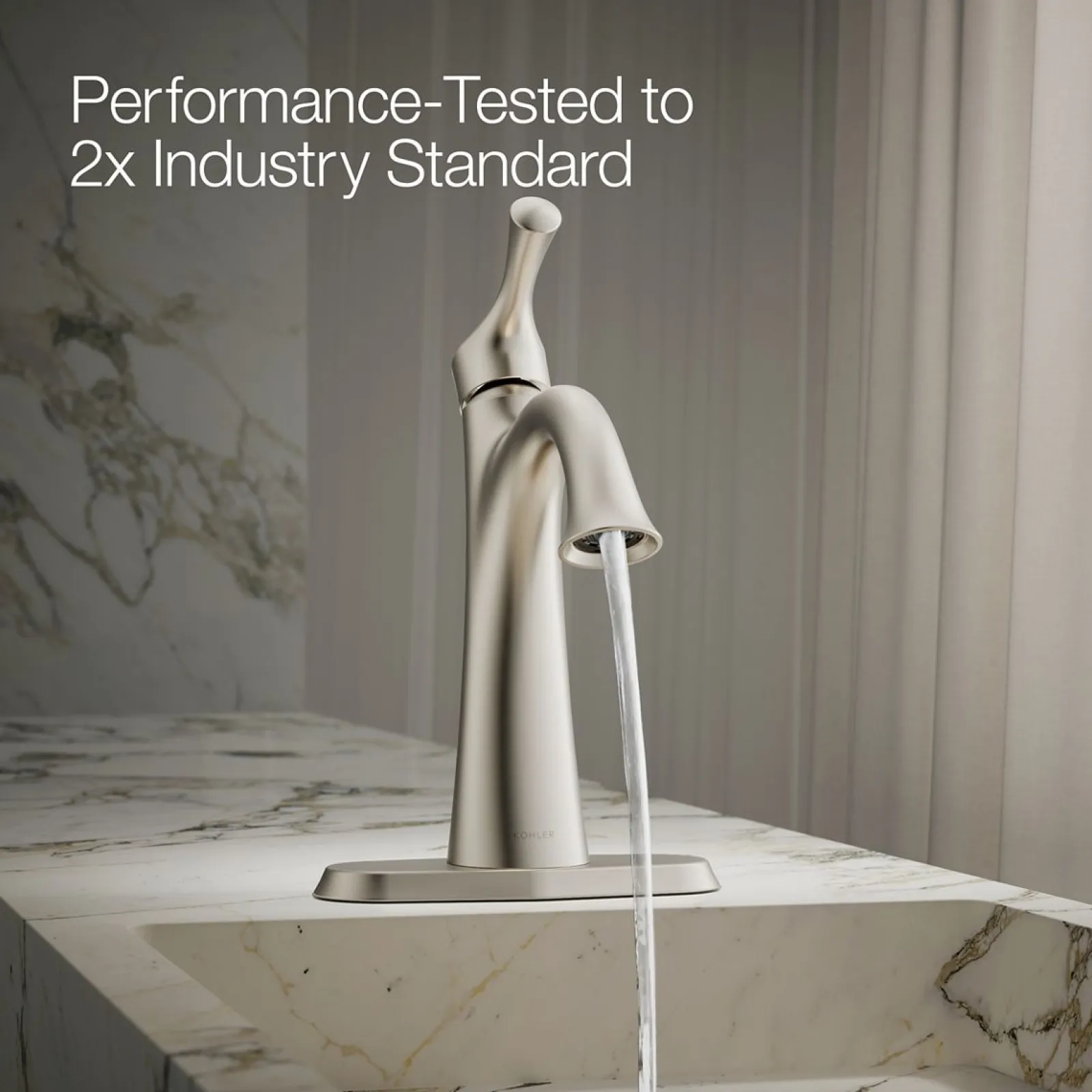 Single-handle bathroom sink faucet, 1.2 gpm^Kohler Best