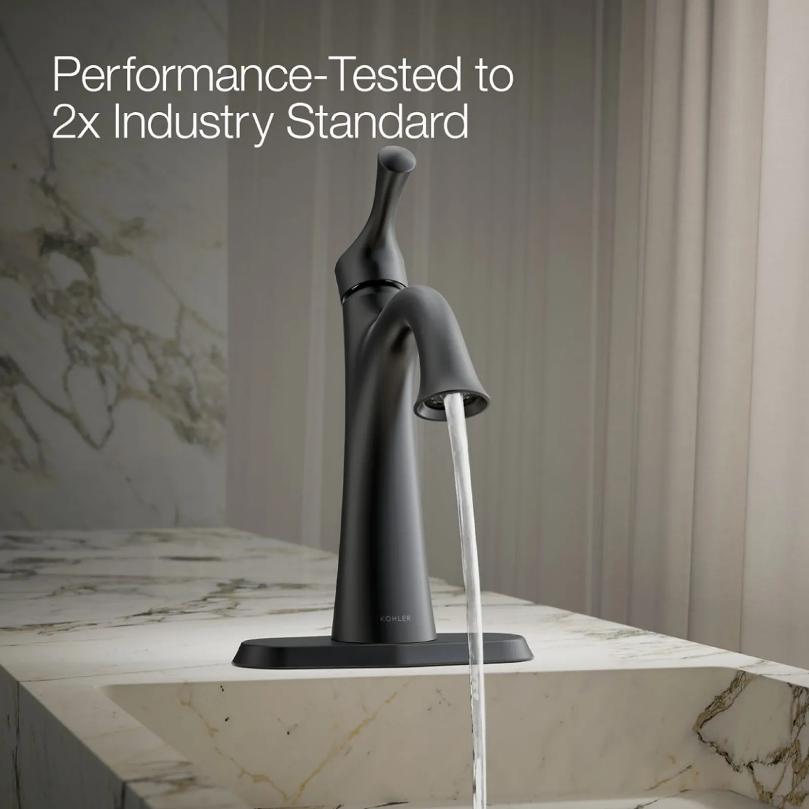 Single-handle bathroom sink faucet, 1.2 gpm^Kohler Best