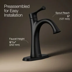 Single-handle bathroom sink faucet, 1.2 gpm^Kohler Best