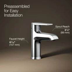 Single-handle bathroom sink faucet, 1.2 gpm^Kohler Best