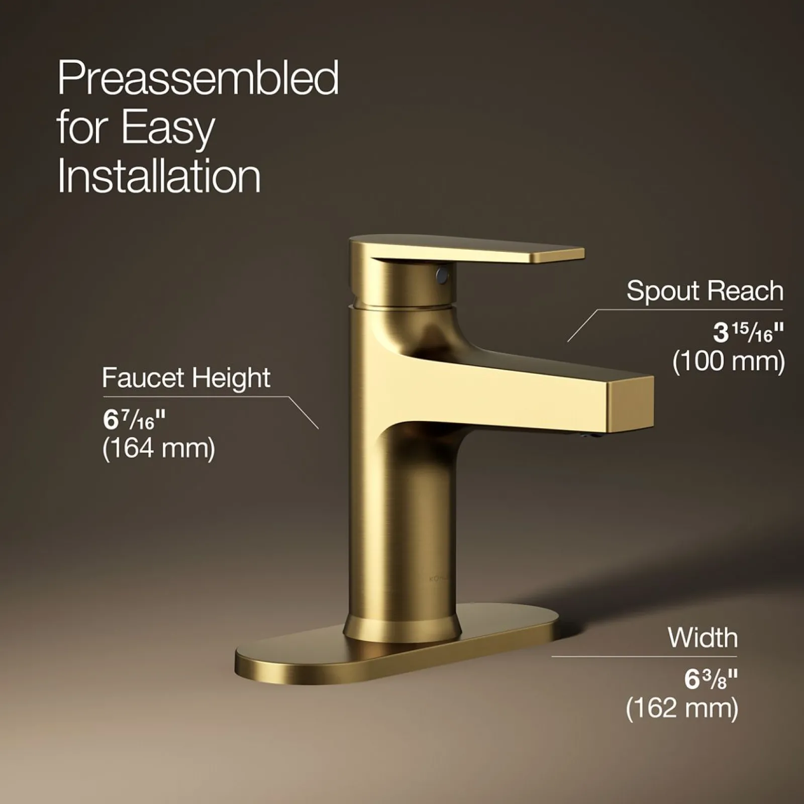Single-handle bathroom sink faucet, 1.2 gpm^Kohler Sale