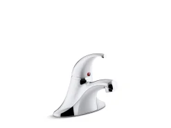 Single-handle centerset lavatory faucet, 0.35 gpm^Kohler Hot