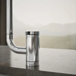 Single-handle kitchen sink faucet with two-function extended-reach spout and side sprayer^Kohler Discount