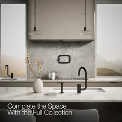 Single-handle kitchen sink faucet with two-function extended-reach spout and side sprayer^Kohler Discount