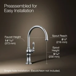Single-handle kitchen sink faucet^Kohler Online