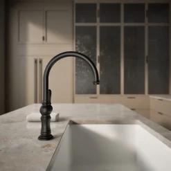 Single-handle kitchen sink faucet^Kohler Online