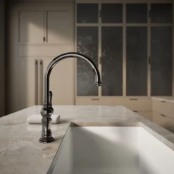 Single-handle kitchen sink faucet^Kohler Online