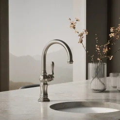 Single-handle kitchen sink faucet^Kohler