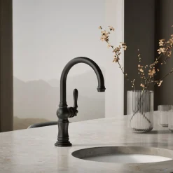 Single-handle kitchen sink faucet^Kohler