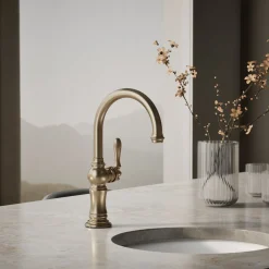 Single-handle kitchen sink faucet^Kohler