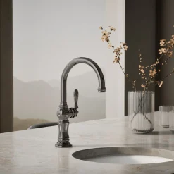 Single-handle kitchen sink faucet^Kohler