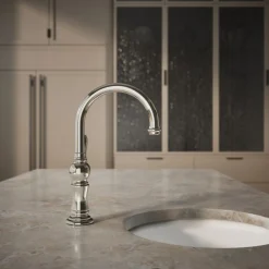 Single-handle kitchen sink faucet^Kohler