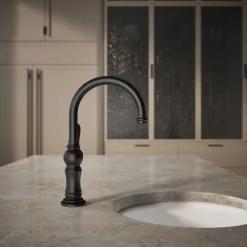 Single-handle kitchen sink faucet^Kohler