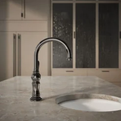 Single-handle kitchen sink faucet^Kohler