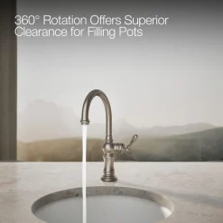 Single-handle kitchen sink faucet^Kohler