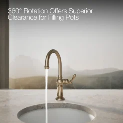 Single-handle kitchen sink faucet^Kohler