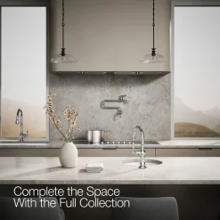Single-handle kitchen sink faucet^Kohler