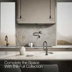 Single-handle kitchen sink faucet^Kohler