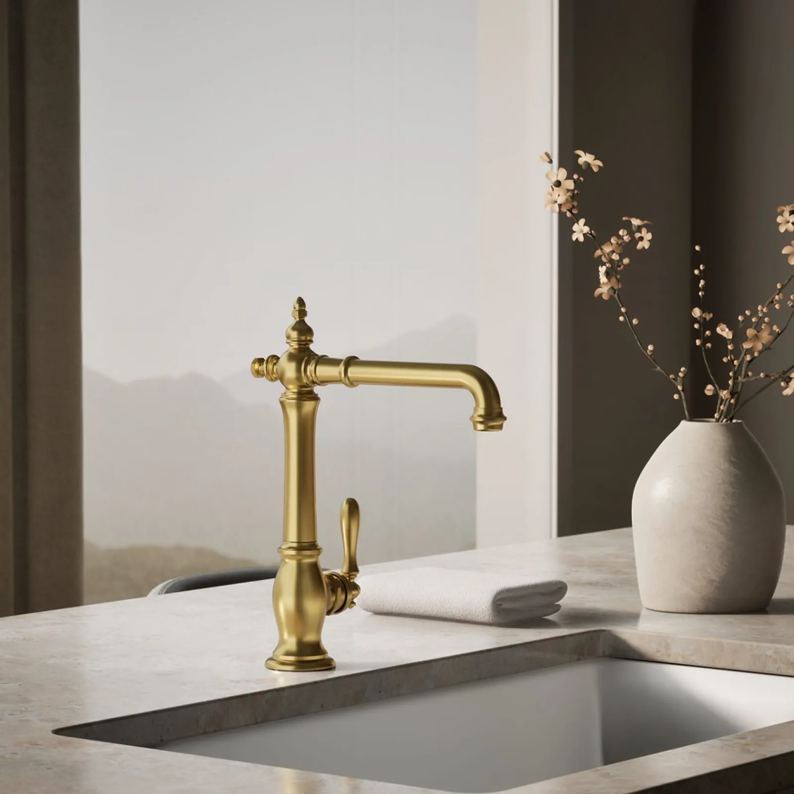 Single-handle kitchen sink faucet^Kohler Discount