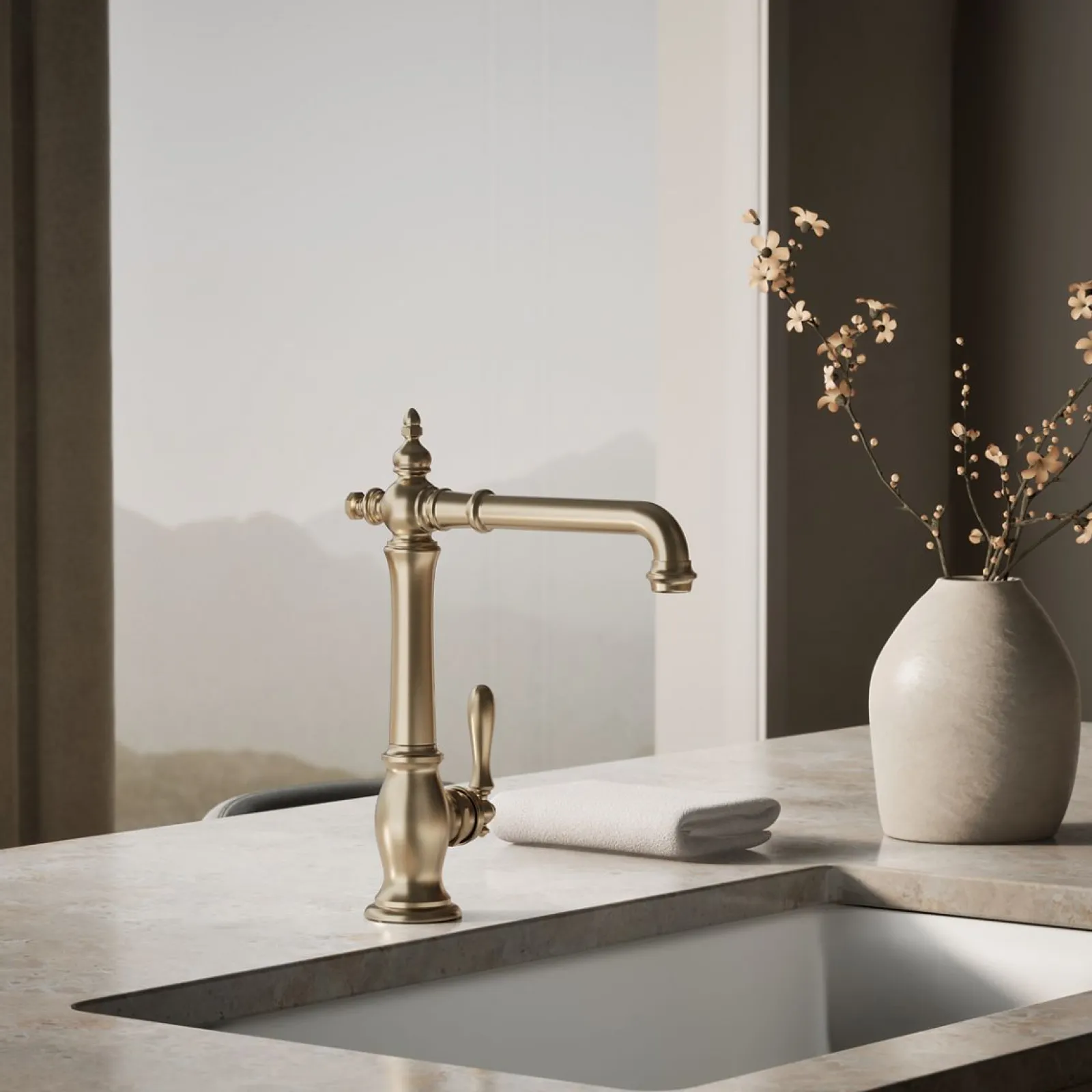 Single-handle kitchen sink faucet^Kohler Discount
