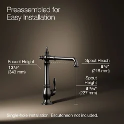 Single-handle kitchen sink faucet^Kohler Discount