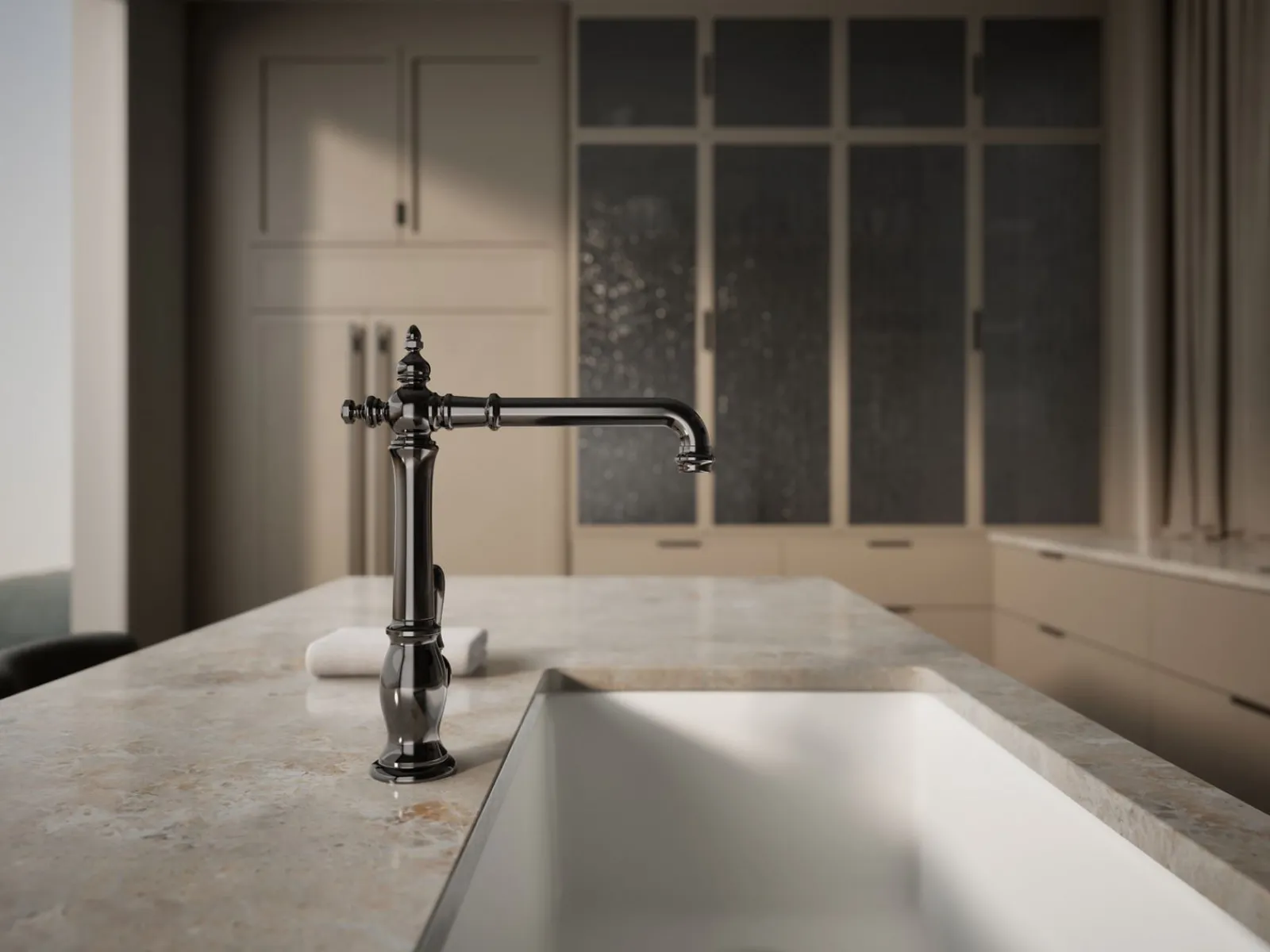 Single-handle kitchen sink faucet^Kohler Discount