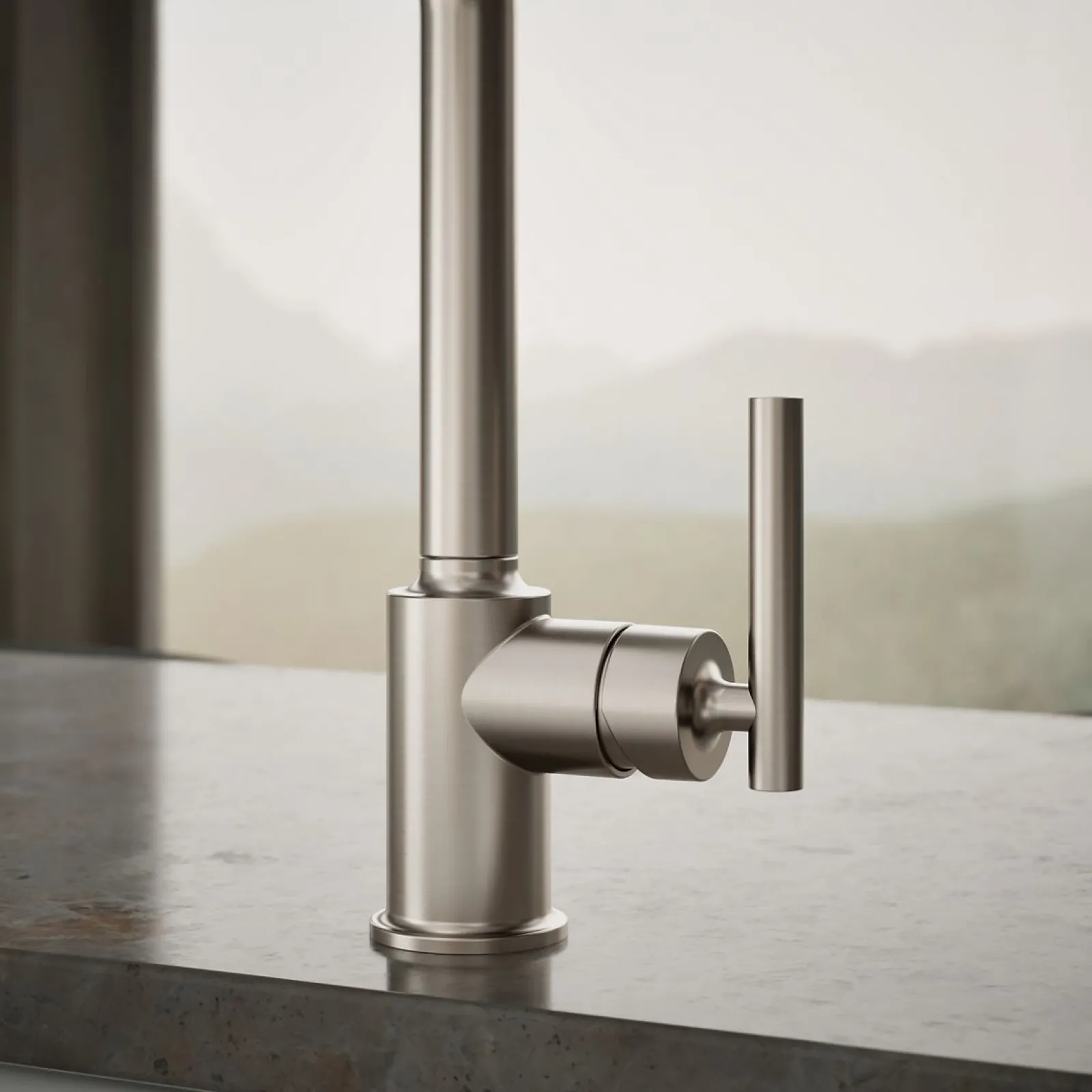 Single-handle kitchen sink faucet with side sprayer^Kohler Discount