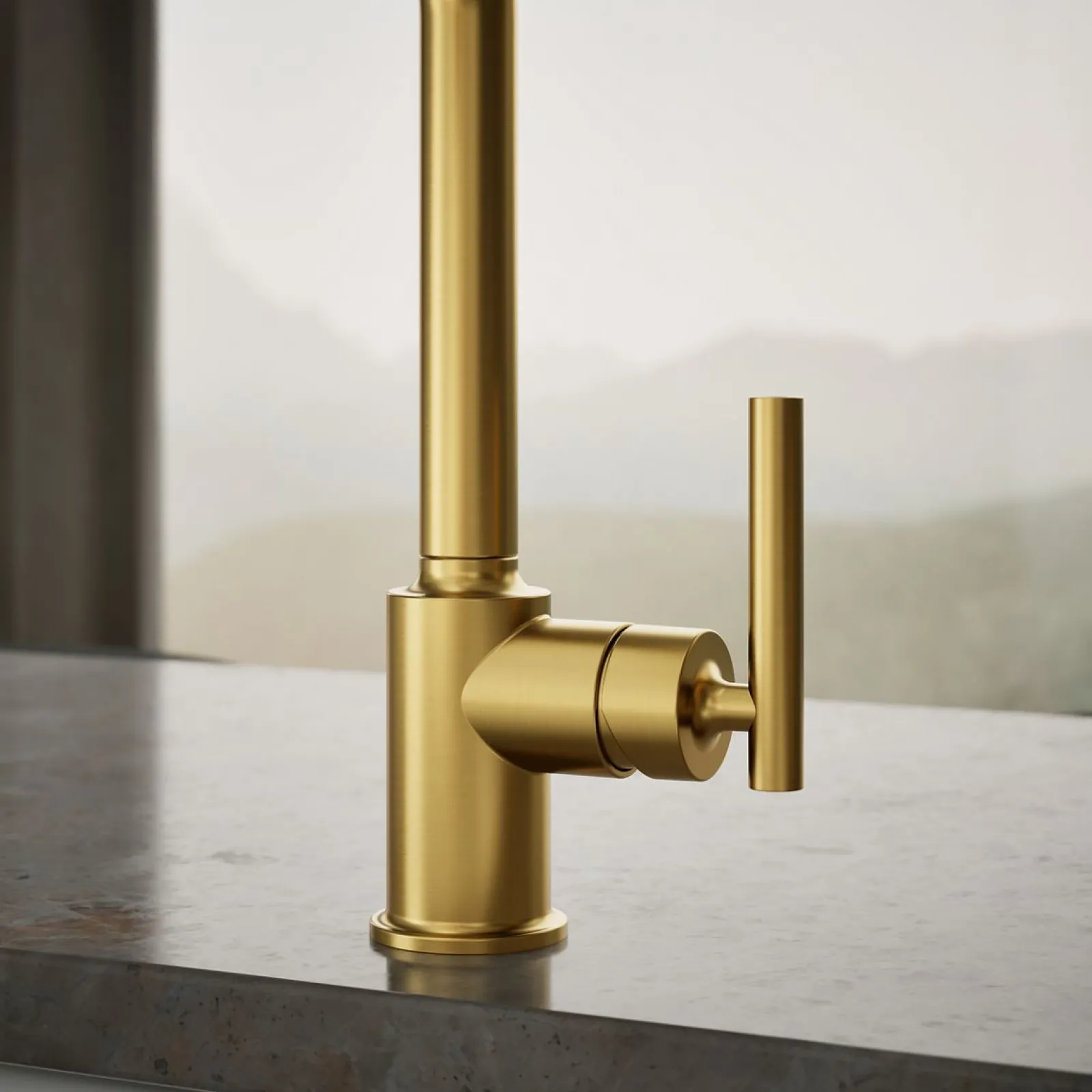 Single-handle kitchen sink faucet with side sprayer^Kohler Discount