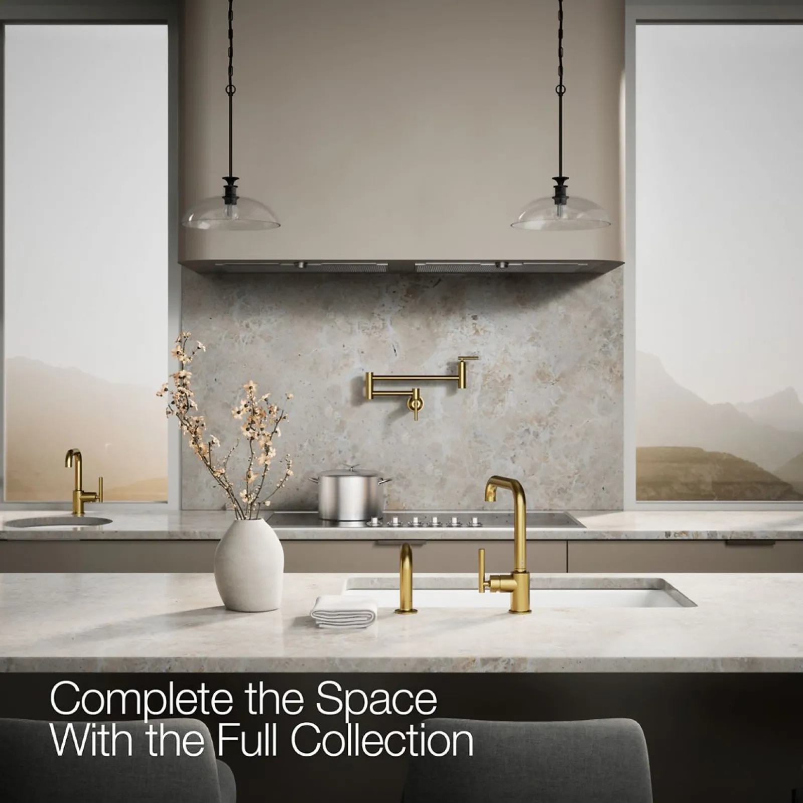 Single-handle kitchen sink faucet with side sprayer^Kohler Discount