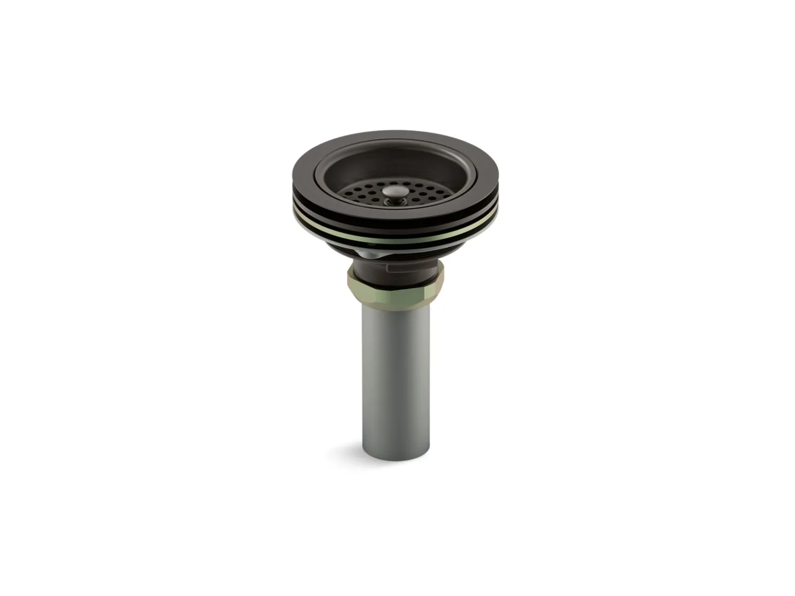 Sink drain and strainer with tailpiece^Kohler Hot