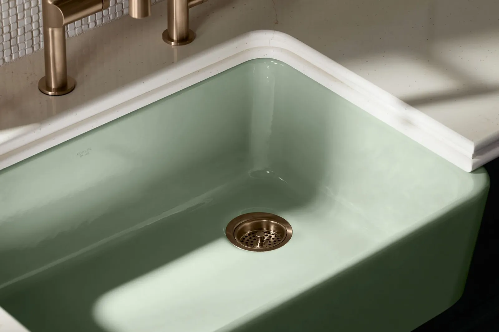 Sink drain and strainer with tailpiece^Kohler Hot