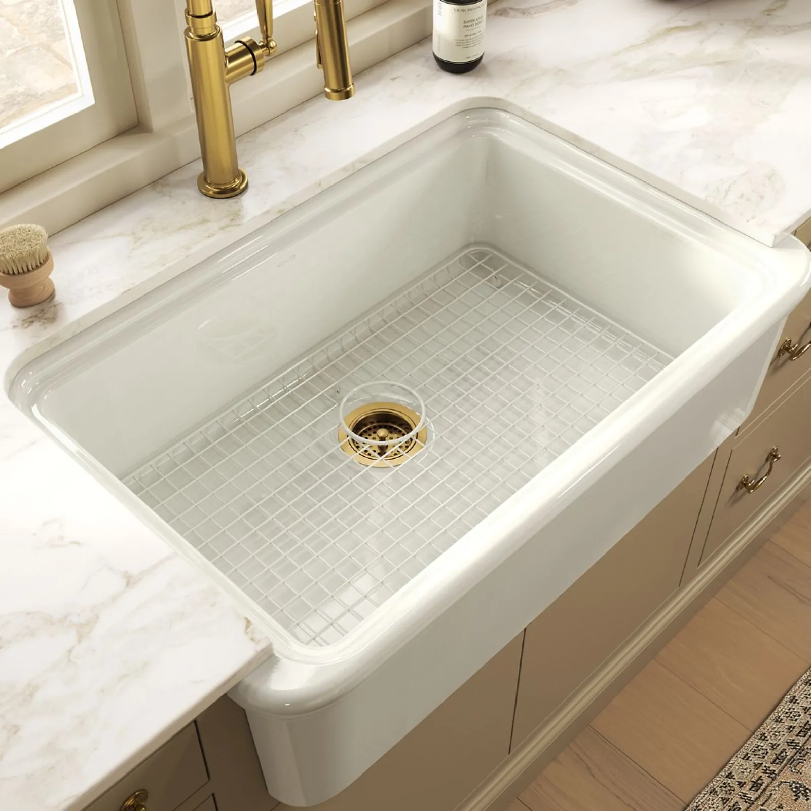 Sink rack for Audrine farmhouse kitchen sink^Kohler New
