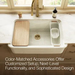 Sink rack for Audrine farmhouse kitchen sink^Kohler New