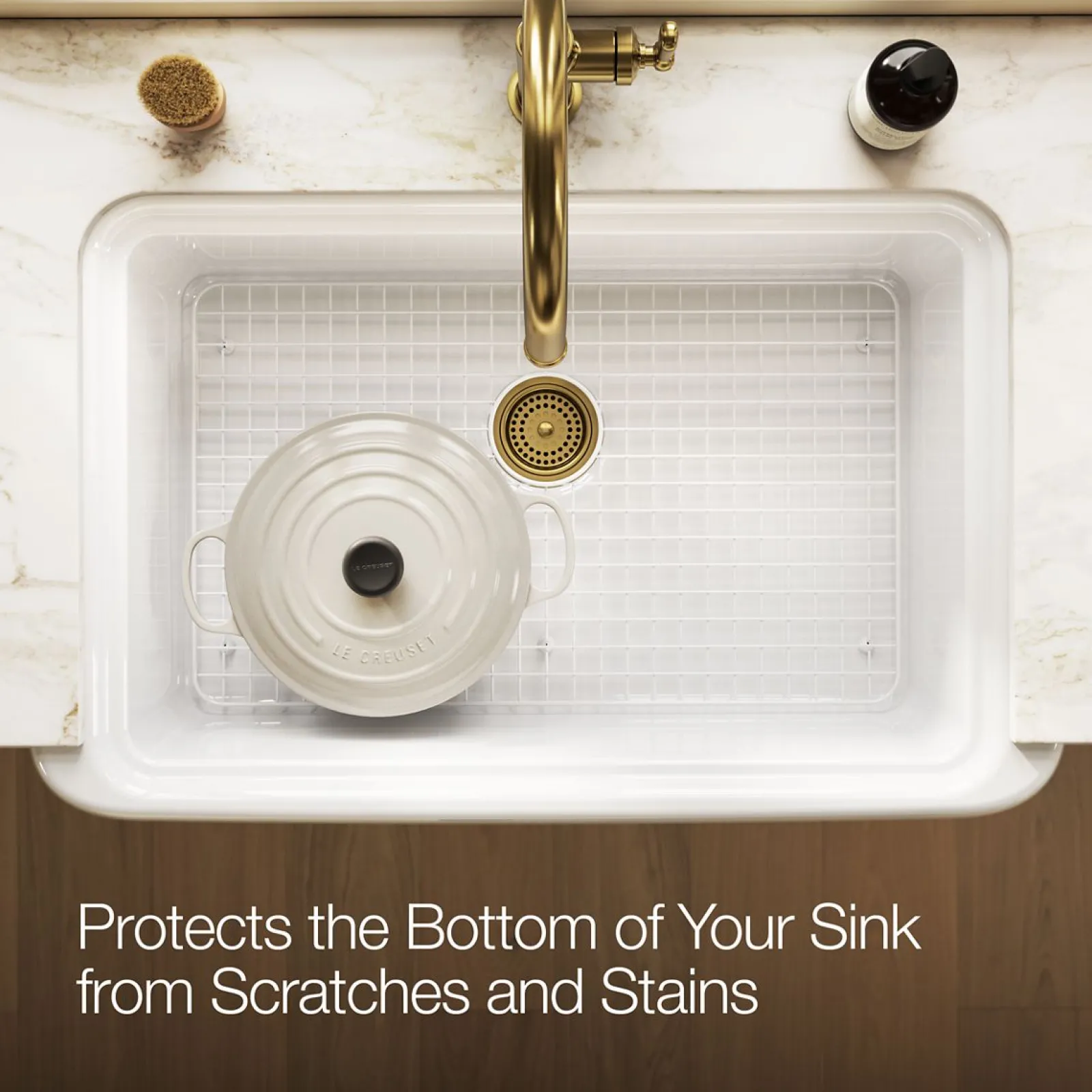 Sink rack for Audrine farmhouse kitchen sink^Kohler Clearance