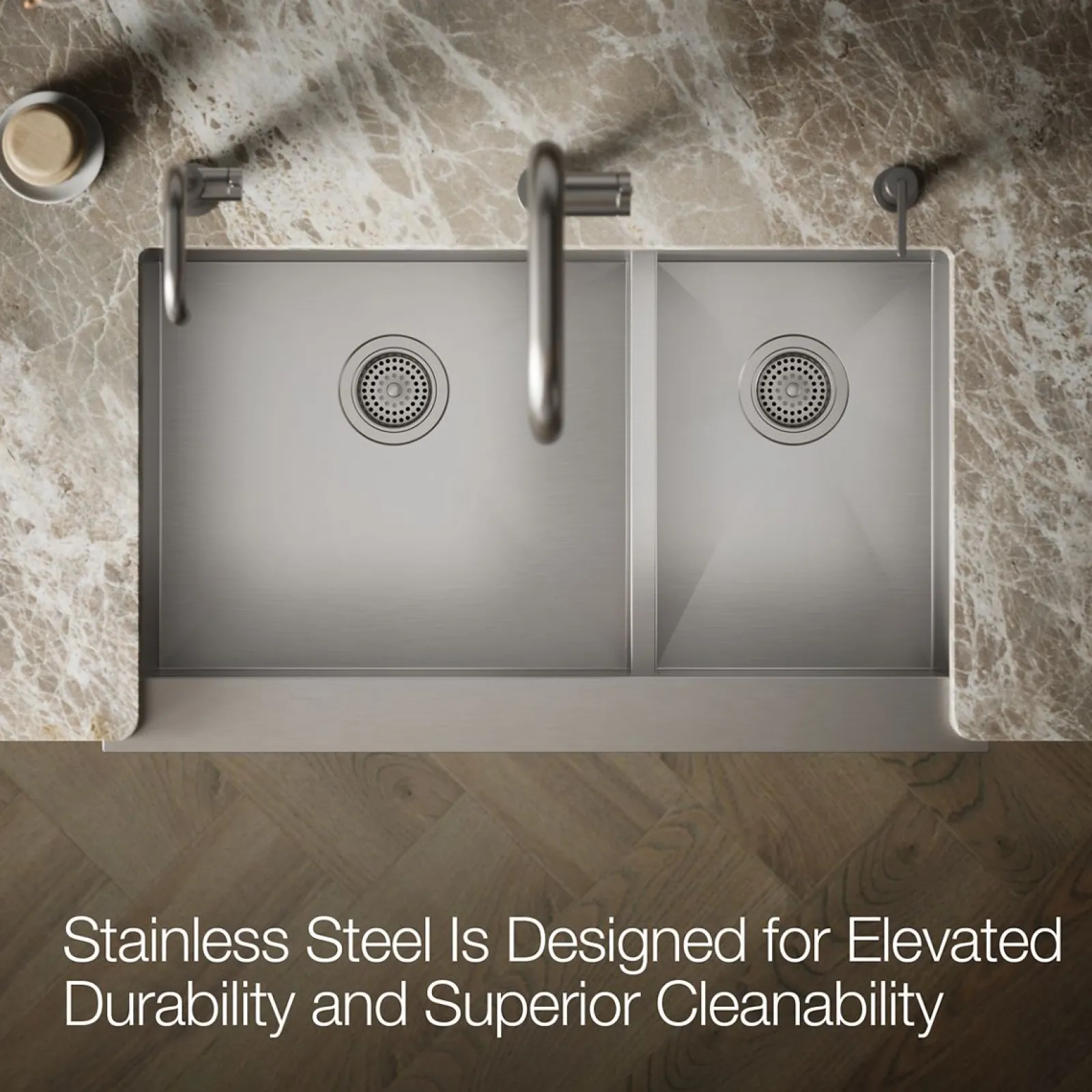 Smart Divide® 35-1/2" undermount double-bowl farmhouse kitchen sink^Kohler Best