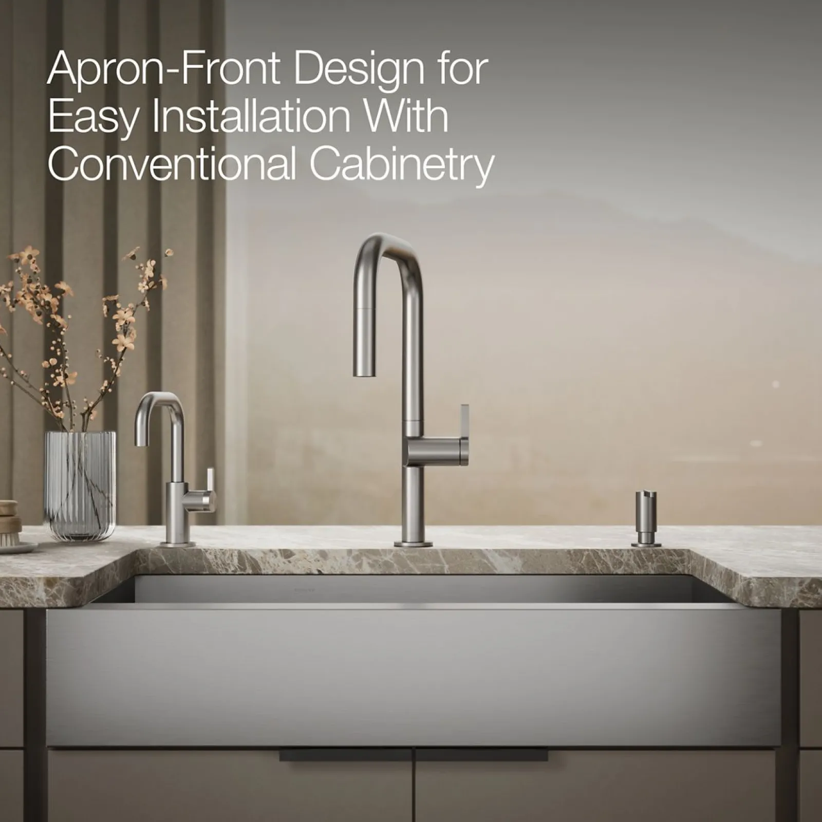 Smart Divide® 35-1/2" undermount double-bowl farmhouse kitchen sink^Kohler Best