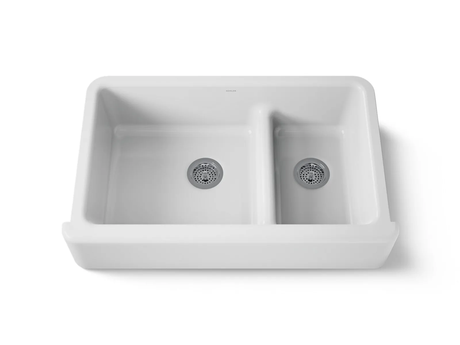 Smart Divide® 35-3/4" undermount double-bowl farmhouse kitchen sink^Kohler Outlet