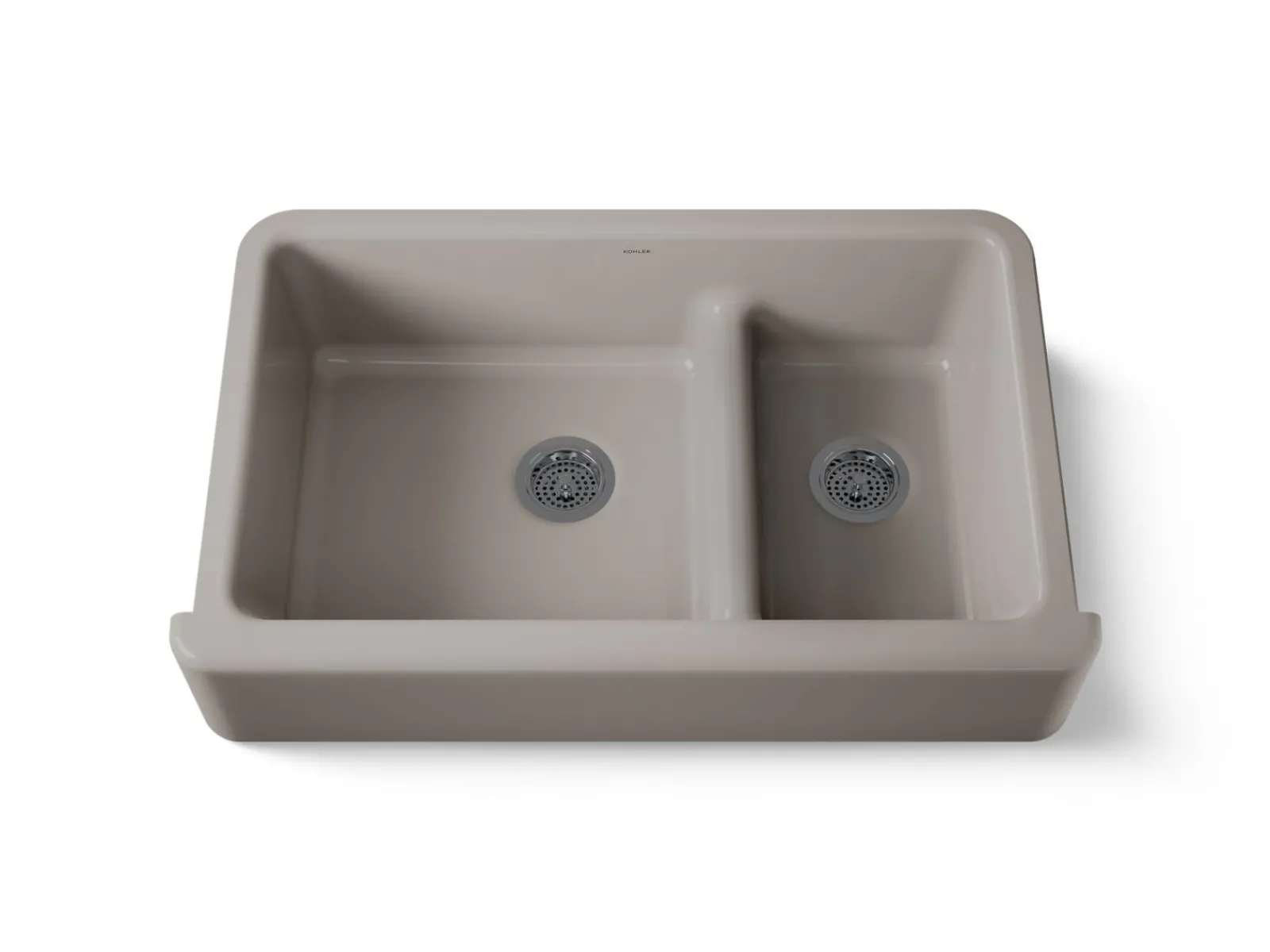 Smart Divide® 35-3/4" undermount double-bowl farmhouse kitchen sink^Kohler Outlet